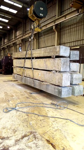 Levage de blocs à l’aide d’un palan